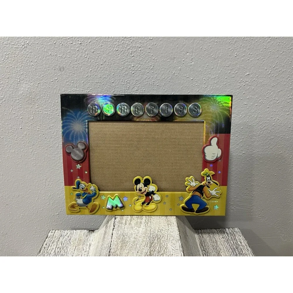 Disney Mickey Mouse & Friends Memories Fireworks 4x6 Photo Frame Jerry Leigh